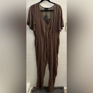MAAC London Brown Jumpsuit with adjustable waist